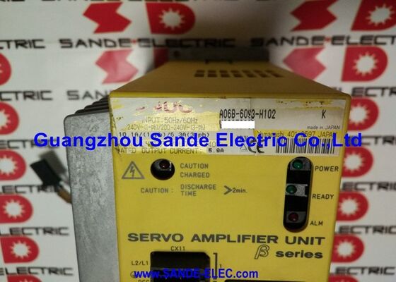 Fanuc Servo Amplificador Unidade 200-240VAC 6.3A/5.9Amps A06B-6093-H102 A06B6093H102 A06B-6093-H102