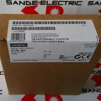 6ES7321-1BL00-0AA0 SIEMENS 6ES73211BL000AA0 6ES7 321-1BL00-0AA0 Entrada digital