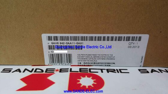 O painel de toque SIMATICO 6AV6642-0AA11-0AX1 6AV6 642-0AA11-0AX1 6AV6642-OAA11-OAX1