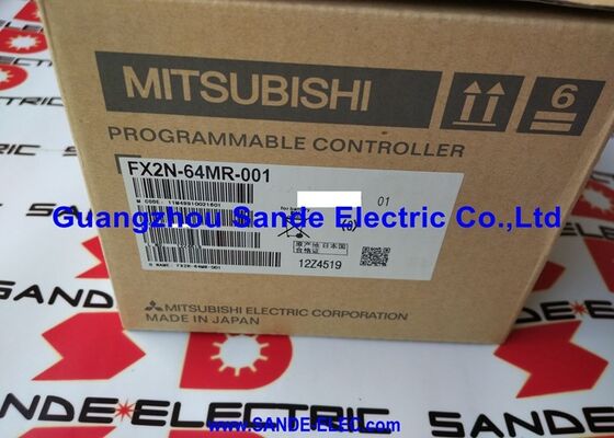 MITSUBISHI Melsec PLC 32 pontos de entrada, 32 pontos de saída de relé FX2N-64MR-001 FX2N64MR001 FX2N-64MR-OO1