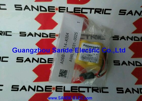 Bateria Servo Panasonic A06B-6114-K504 A98L-0031-0025 A06B6114K504 A98L00310025 AO6B-6114-K5O4 A98L-OO31-OO25