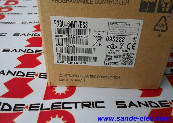 Mitsubishi FX3U-64MT/ESS Unidade Base Ac 100-240v 32 Input Dc 24v 32 Transisto