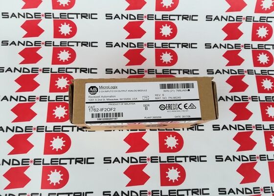 AB Novo Allen Bradley 1762-IF2OF2 MicroLogix 4 pontos módulo analógico de pente