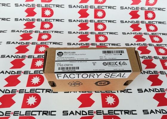 Uma fábrica selada Allen Bradley Micrologix 16 pontos Modelo de saída 1762-OW16 1762OW16 1762-0W16