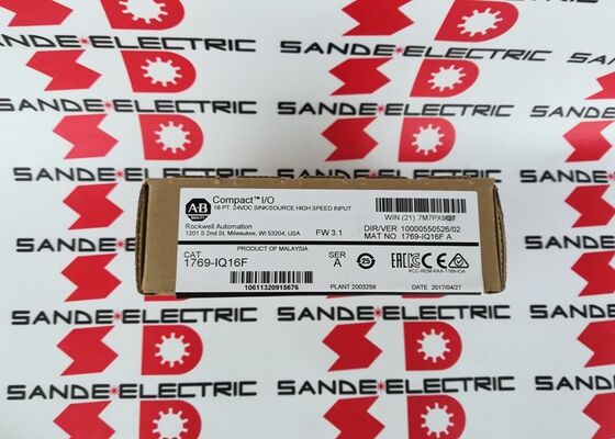 Um novo módulo de entrada de alta velocidade AB 1769-IQ16F na caixa 1769IQ16F