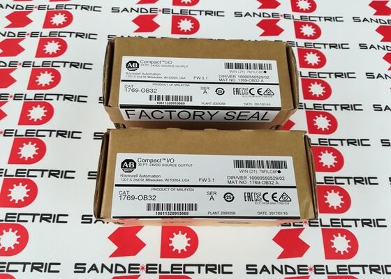 Allen Bradley 1769-OB32 Módulo de saída CompactLogix 17690B32 Novo e selado 1769-0B32