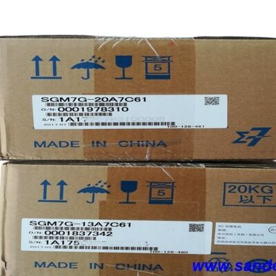 Servomotor Yaskawa SGM7G-20A7C61 ou SGM7G20A7C61 Novo