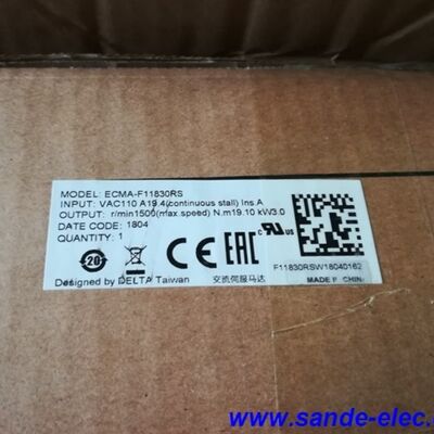 Kit de driver de servo motor AC Delta ECMA-F11830RS 3,0kw 1500rpm 19,1Nm