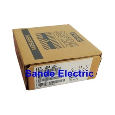 NOVO na caixa MITSUBISHI FX3U-4DA-ADP FX3U4DAADP módulo PLC de Envio Acelerado