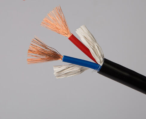 GB cabo de alimentação de núcleo de cobre 2 núcleo RVV0,5 0,75 1,0 1,5 2,5 4 quadrado de monitoramento fio de bainha macia