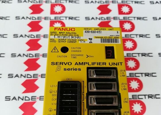 A06B-6093-H151 FANUC AC Servo Amplificador A06B6093H151 AO6B-6O93-HI5I