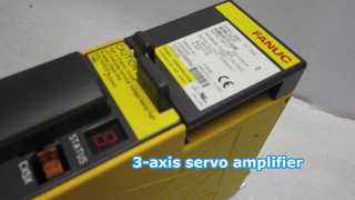 Fanuc A06B-6079-H303 Servo amplificador de 3 eixos SVM3-12/20/20 | Módulo ALFA | Vitrine de acionamento CNC