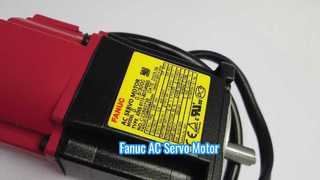 Servomotor FANUC A06B-0235-B605 AiS8/4000 | Motor CNC com freio de eixo cônico 90V