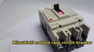 MCCB Mitsubishi NF63-SV 3P 50A | 7,5kA Térmico-Magnético | Vitrine de disjuntor de classe padrão WS-V