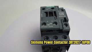 Contator AC Siemens 3RT2027-1AP00 230V para controle de motor Vídeo de demonstração do produto